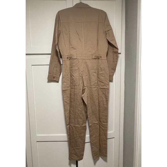 Outerknown Women's Size XL Sand Tan S.E.A. Sea Suit Jumpsuit Coveralls NWT - Picture 3 of 7